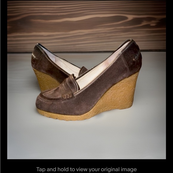 Michael Kors Shoes - Michael Kors Rory Suede Penny Pump Wedges, women’s size 7